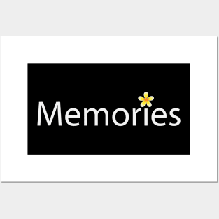 Memories having memories artistic typography design Posters and Art